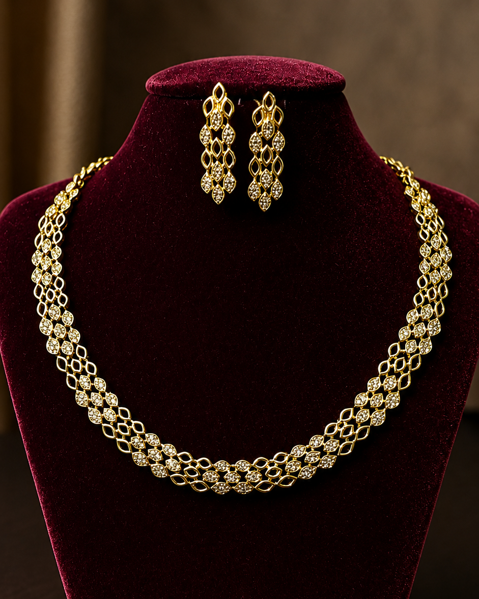 Minimalist Gold-Tone Necklace Set