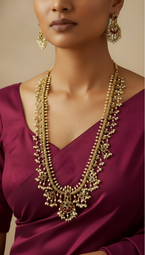 Long Guttapusalu Necklace