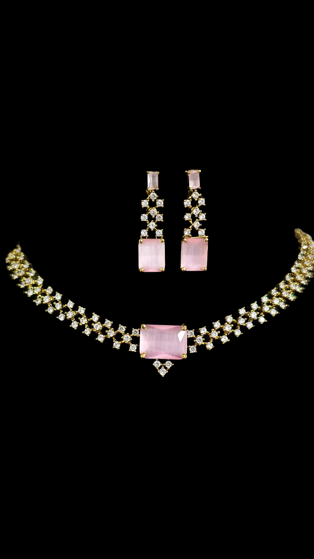 Juhi Multi CZ  Necklace
