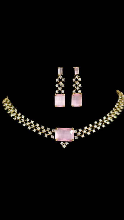 Juhi Multi CZ  Necklace