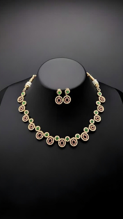 Tina Multi stone Necklace