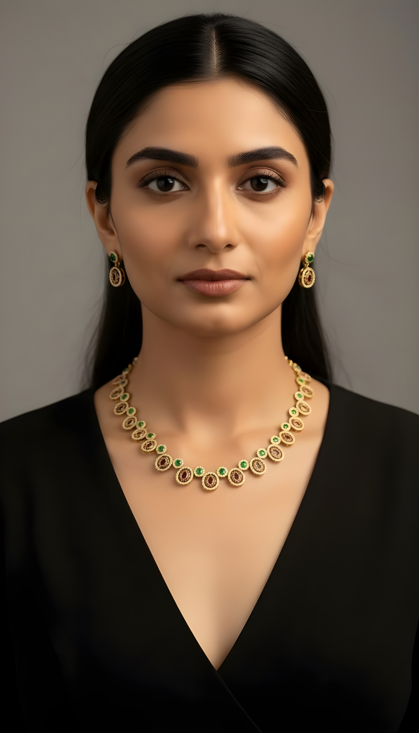 Tina Multi stone Necklace