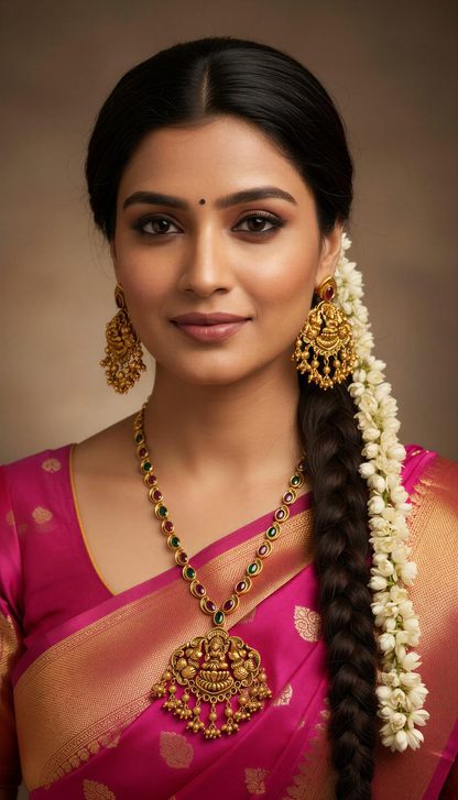 Lakshmi  Multistone Necklace