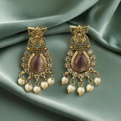 Minerva Pinkdrop Necklace