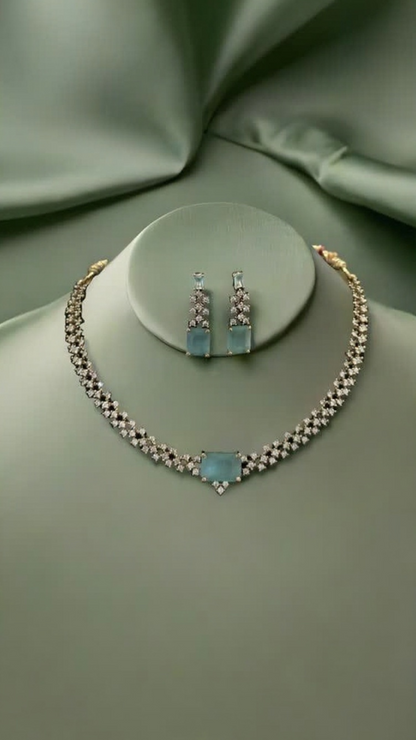 Juhi Multi CZ  Necklace