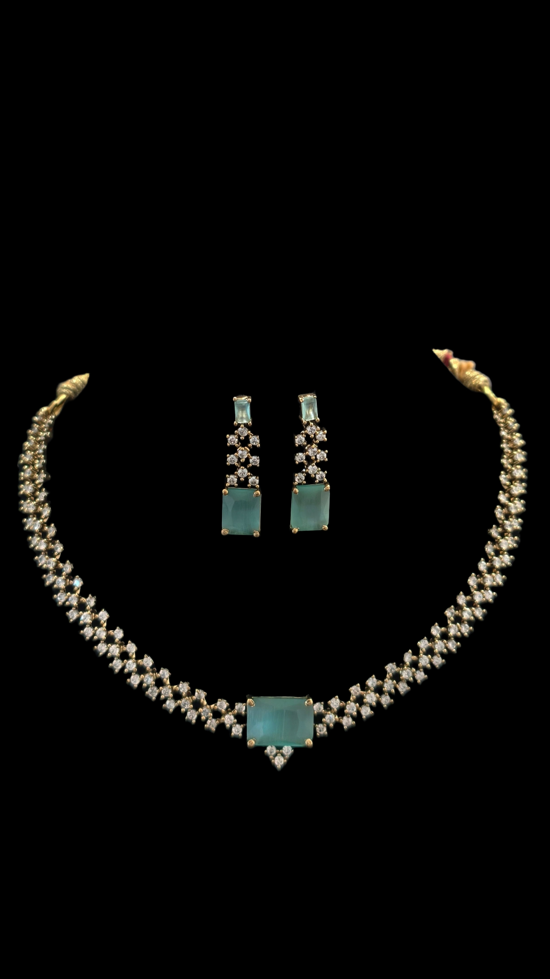 Juhi Multi CZ  Necklace
