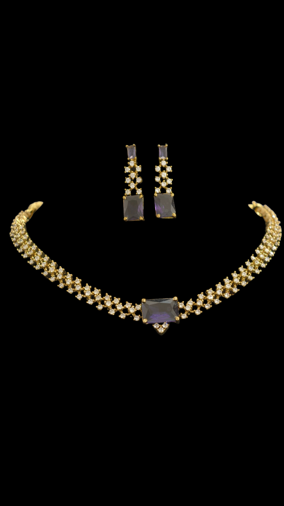Juhi Multi CZ  Necklace