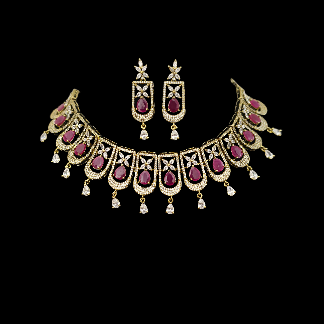 Dimple Royal Coral Necklace