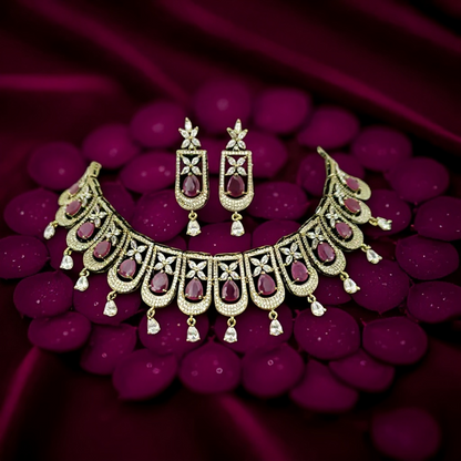 Dimple Royal Coral Necklace