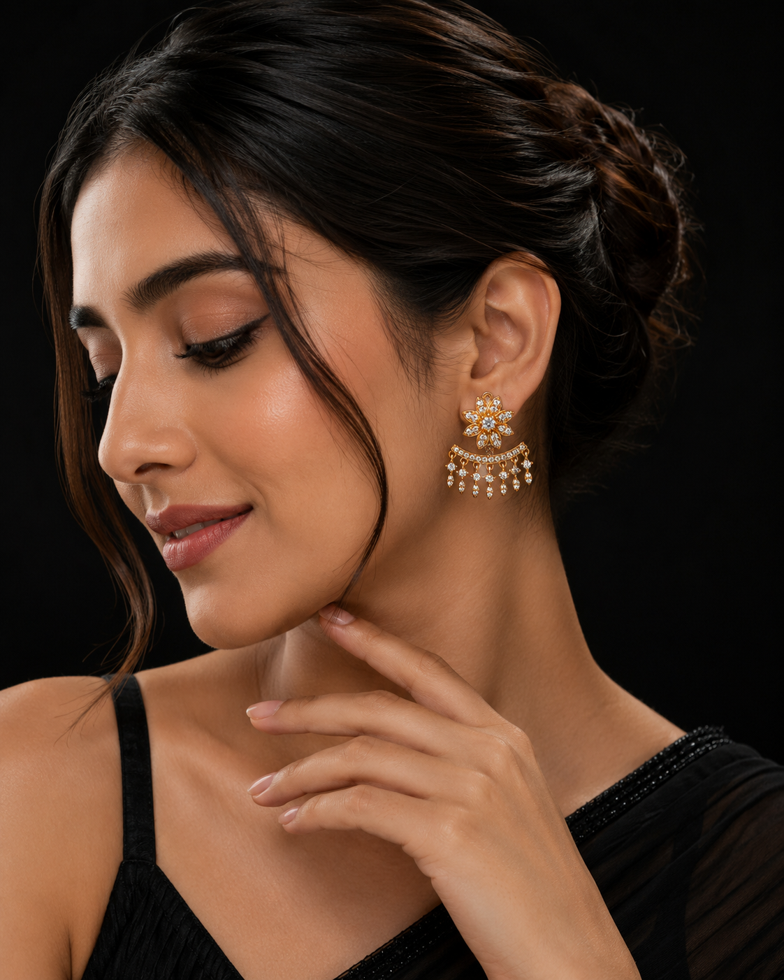 Dual-Wear CZ Earrings