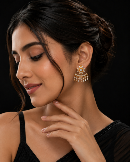 Dual-Wear CZ Earrings