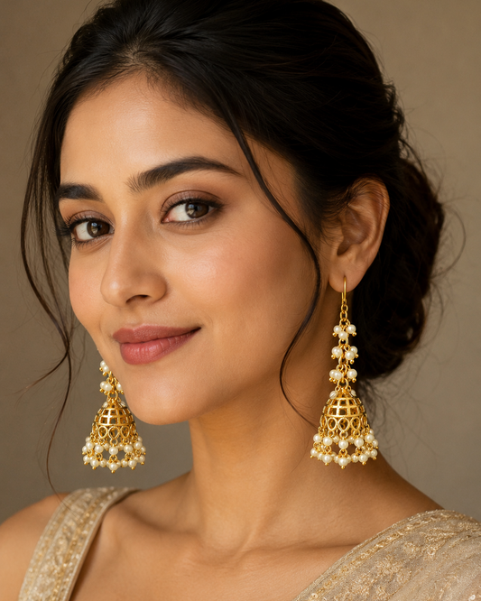 Pearl Drop Jhumikki