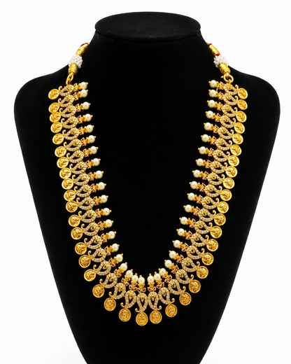 Premium Temple CZ Mango Necklace