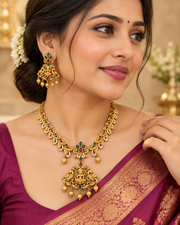 Devsena Heritage Antique CZ Necklace Set