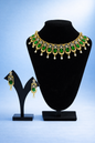 Sonakshi Emerald & White Chocker Necklace