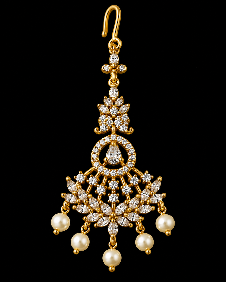 CZ White stone Maangtikka (Nettichutti)