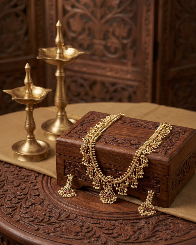Long Guttappusalu Necklace