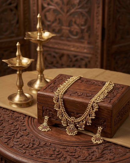 Long Guttappusalu Necklace