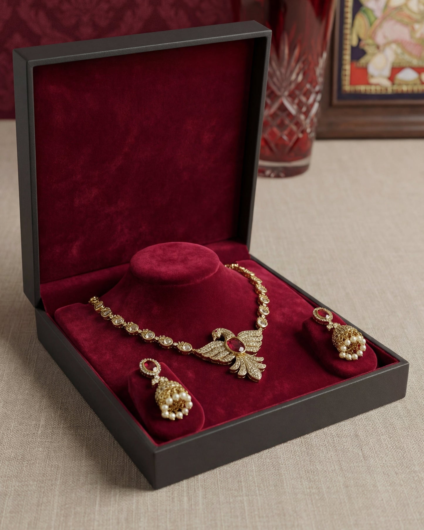 The Crimson Heritage Necklace