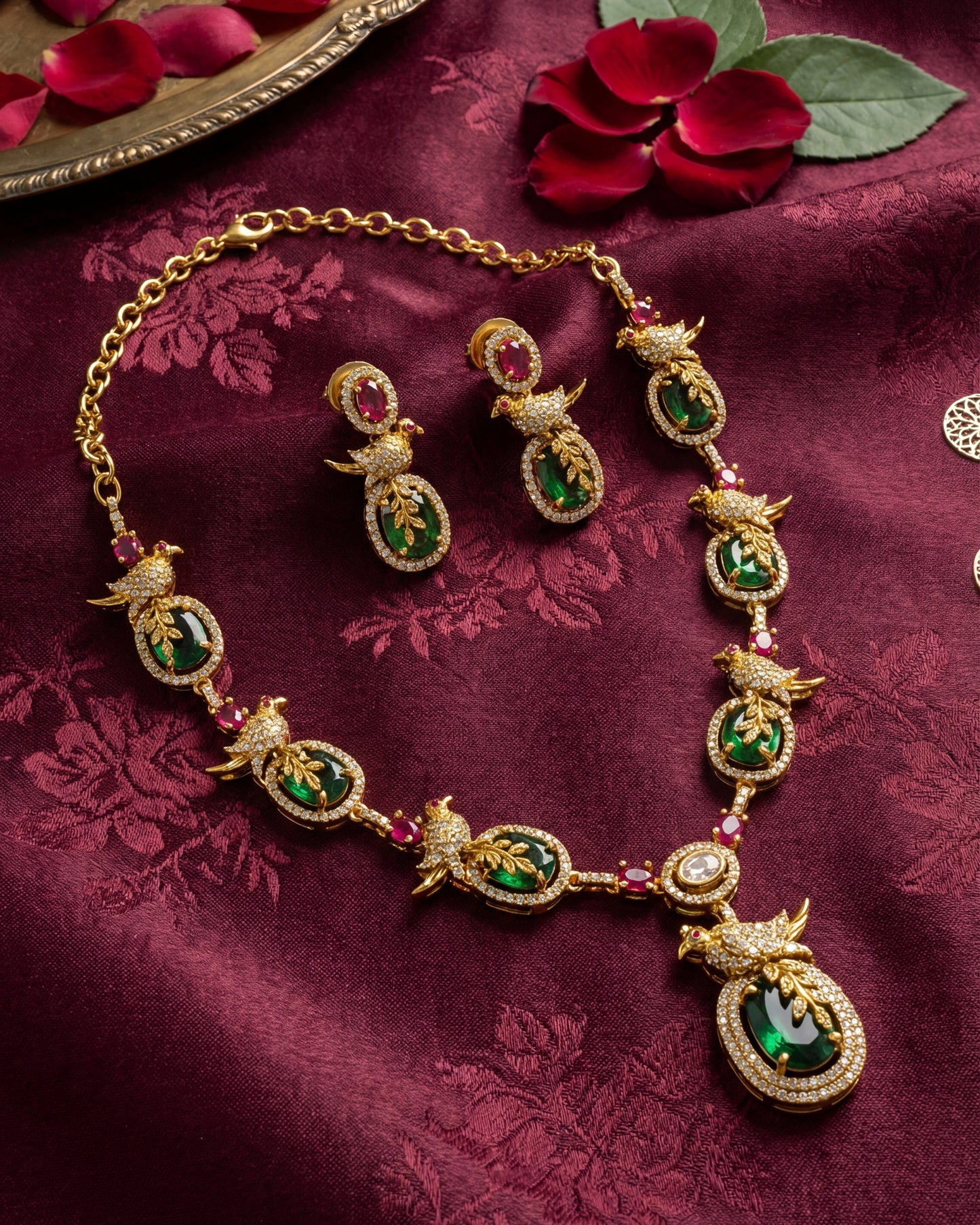 Sanvi Chidiya Statement  Premium Necklace