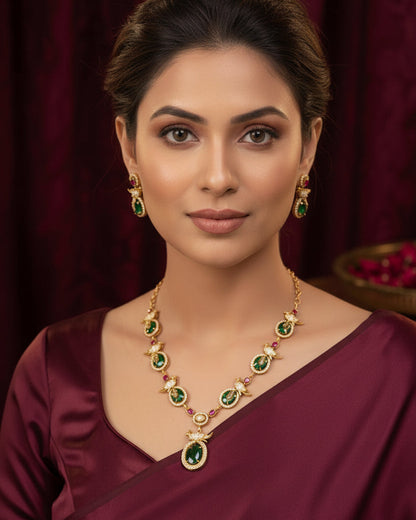 Sanvi Chidiya Statement  Premium Necklace