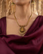 Antique Temple Necklace & Jhumka Earrings