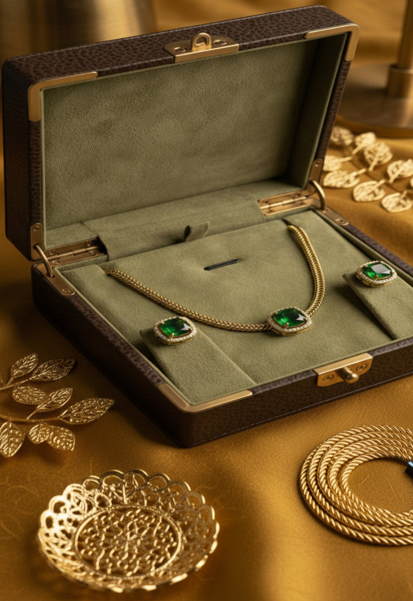 Classic Gem Stone Choker Necklace